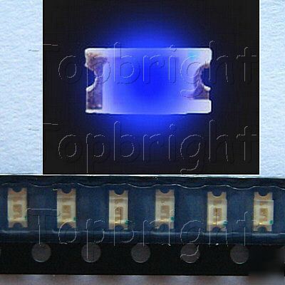 200 pcsÂ 0805 smt smd 200-250 mcdÂ blue led free ship