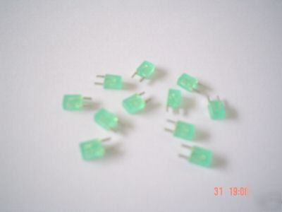 Kingbright l-914GD rectangular led 2X3MM green qty 20 