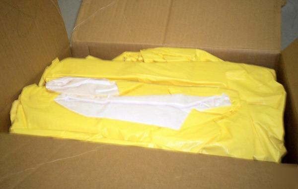 New lot 12 mar-mac yellow coveralls pctyvk fabric med m