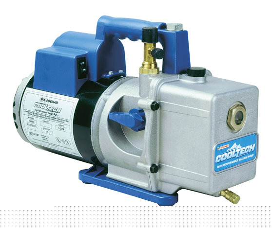 New robinair 6 cfm 2 stage vacuum pump 15600 +1QT oil