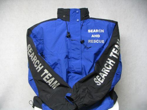 Reflective search and rescue jacket, 3 system, blue, 2X