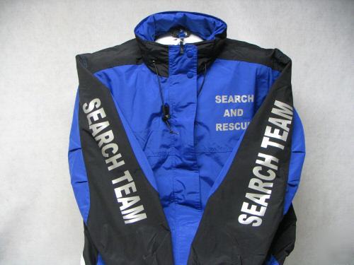 Reflective search and rescue jacket, 3 system, blue, 2X