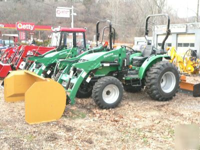 Snow pusher 4 tractor loader, skidsteer or backhoe 6 '