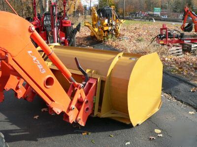 Snow pusher 4 tractor loader, skidsteer or backhoe 6 '