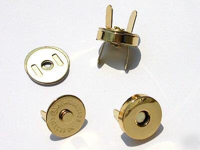 14MM magnetic handbag snap closure gold 200SET MSO14-gd
