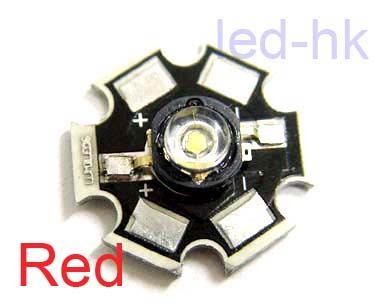 5X high power led lamp light 1 watt red diy