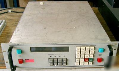 Ac power supply, programmable, kepco