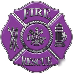 Firefighter decal reflective 2