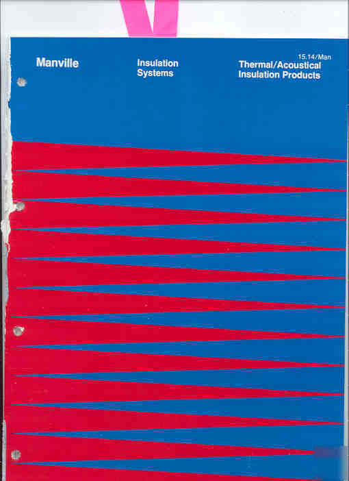 Johns-manville insulation catalog 1983 asbestos product