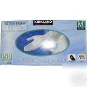 Ks nitrile exam gloves, latex-free&multi-purpose 150 ct