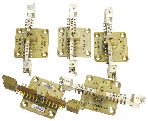 Lot of 5 tx 39.148 ghz rx 37.888 ghz diplexer waveguide