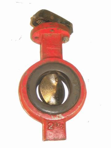 Lunkenheimer 2 1/2IN wafer ci butterfly valve