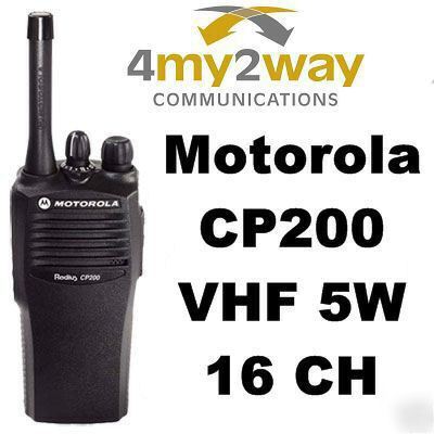 Motorola CP200 portable vhf 5W 16CH 146-174 mhz