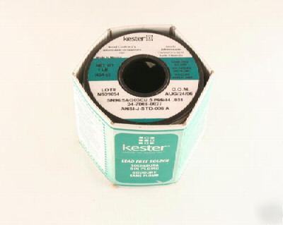 New kester lf solder 24-7068-0027 SN98.5AG03CU.5