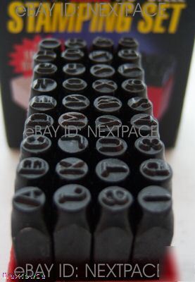 New metal alphabet stamping set stamp marking punch 