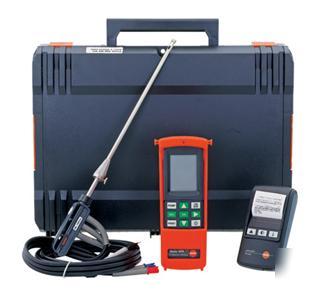 New testo 327-1 combustion analyzer kit in the box