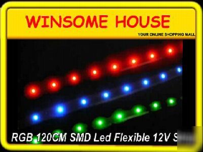 *flashling* 12V rgb 180 led flexible car smd led strip