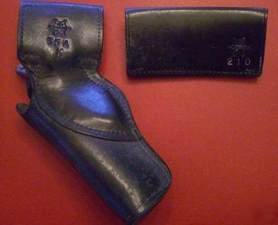 Tex shoemaker police holster & cartridge holder