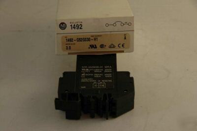 2 - allen bradley circuit breaker 3A miniature 2 pole 