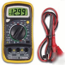 Velleman DVM850BL Ã¢â‚¬â€ 3Ã‚Â½ dmm 10A digital multi-meter