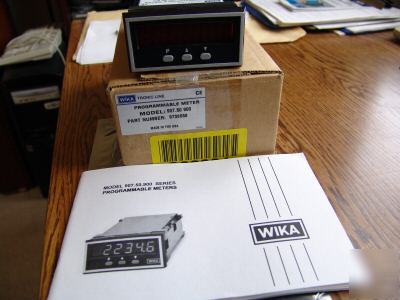 Wika instruments model 907.50.900 programmable meter