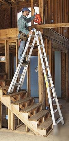 Telescoping ladder system, werner ladder company