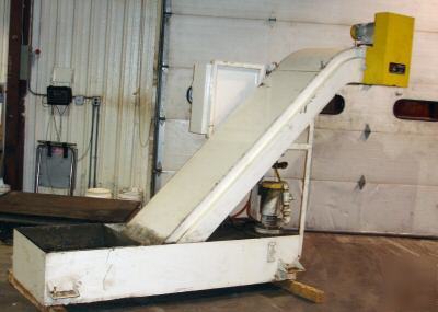 Turbo metal chip conveyor 