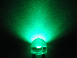 10PCS x 10MM high power green led 9 lumens @150MA 0.5W