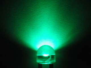 10PCS x 10MM high power green led 9 lumens @150MA 0.5W