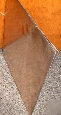 1/8 peach mirror acrylic sheet 25 x 37 slight defect