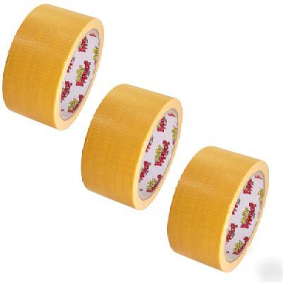 3 rolls school bus yellow duct tape 2