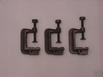 3 used test indicator clamps