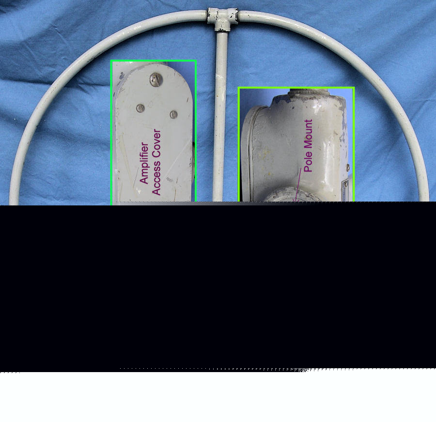Active loop antenna 60 khz hp 10509A 413-00054 117A vlf
