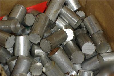 Aluminum round bar stock ends mixed 2024 & 6061