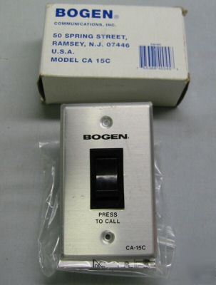 Bogen CA15C call button school intercom wall mount help