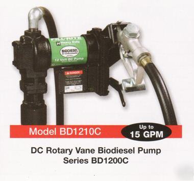 New fill rite bio-diesel BD1210 12V pump- up to 15 gpm