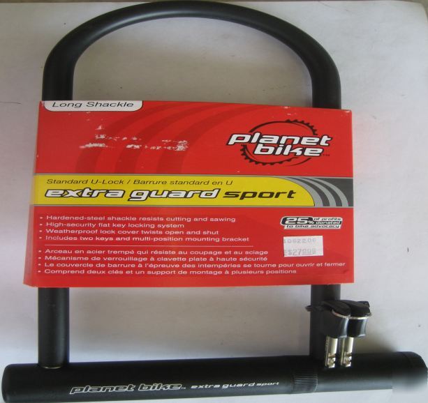 Planet bike long shackle motorcycle u lock-pbk 2003