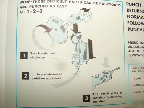 Roper whitney jensen pexto 10 ton punch press machine