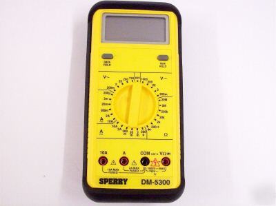 Sperry dm-5300 digital multimeter 30 range 9 function