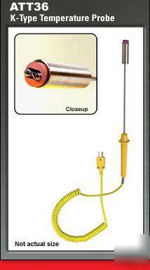 Uei ATT36 k-type 8IN surface probe with handle thermoco