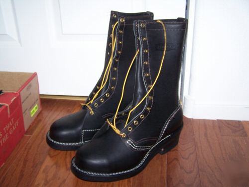 Wesco highliner utility lineman boots 10