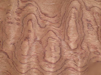 Wide waterfall bubinga veneer 68 sq. ft. lot 3115