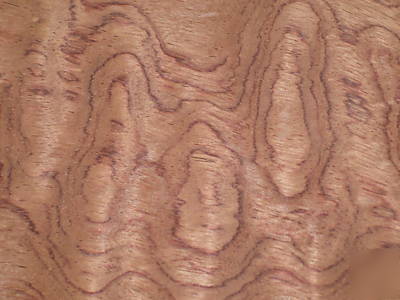 Wide waterfall bubinga veneer 68 sq. ft. lot 3115