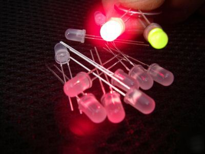 5000PCS,5MM bi-color flashing red/green defused led,rgf