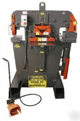 55 ton edwards ironworker 3 phase jawsiv 4 stations