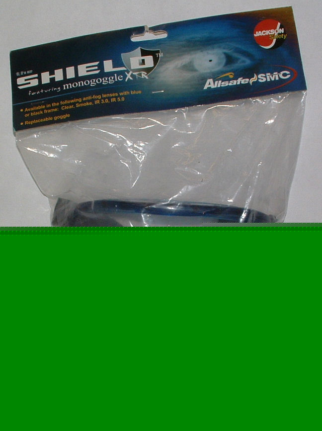 Blue monogoggle xtr the shield by jackson clear lens