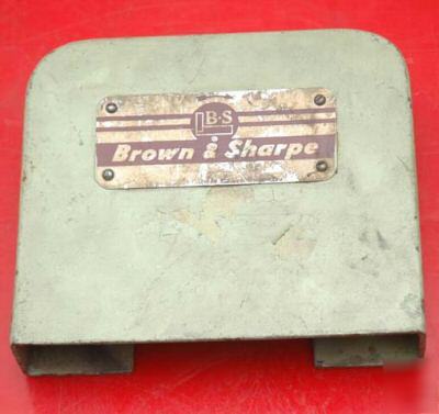 Brown & sharpe wheel guard: 
