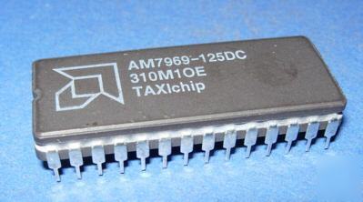 Cpu AM7968-125DC taxichip amd ceramic vintage ic