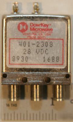 Dow-key spdt sma switch dc-18 ghz type 401-2308