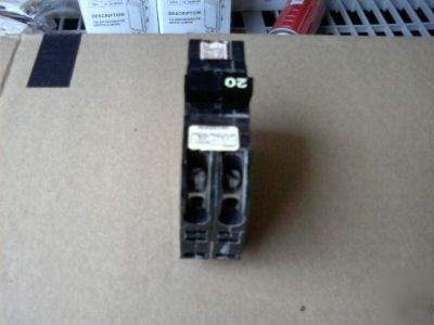 Federal pacific electric 20 amp 2 pole breaker fpe thin